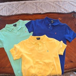 Polo boys youth shirts size XL. All 3 for $75